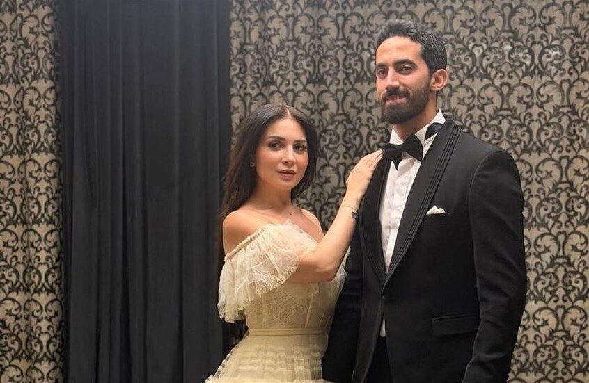 خطوبة مي عزالدين وأحمد تيمور