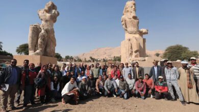 الكلمة المفتاحية: ترميم آثار مصر زلزال يطيح بتمثالي فرعون.. ترميم آثار مصر يعيد أمجاد معبد عمره 3000 عام