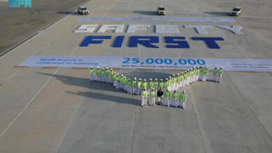 الكلمة المفتاحية: مطارات الرياض مطارات الرياض تحطم الأرقام القياسية عالميًا وتقتحم سجل غينيس