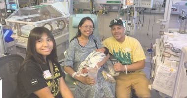 حمل خارج الرحم النادر: أمريكية تنجب طفلًا متحديةً الأطباء.