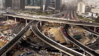 دوار المركز التجاري في دبي: جسور جديدة تقلّص زمن الرحلة 80%