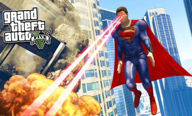 سوبرمان في GTA 5: تحكم في المدينة الخيالية وقُدها للدمار الشامل