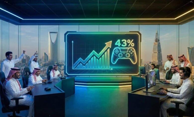 شبكات الجيل الخامس تقفز بتجربة اللاعبين: قفزة 43% في أداء الألعاب الإلكترونية بالسعودية.