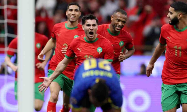 نجم الملكي ريال مدريد ابراهيم دياز سجل هدف المغرب الوحيد - Reuters