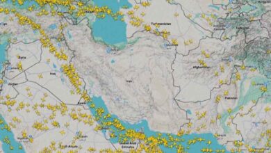 مجال إيران الجوي بدا خاليا خلال قمة التوتر مع أمريكا في 14 يناير - Reuters