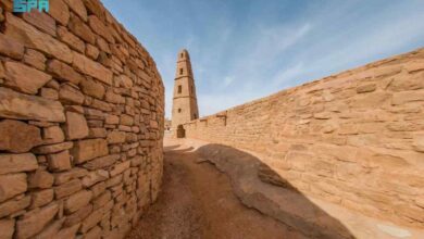 أول مئذنة في الإسلام تقع في منطقة الجوف في السعودية - واس