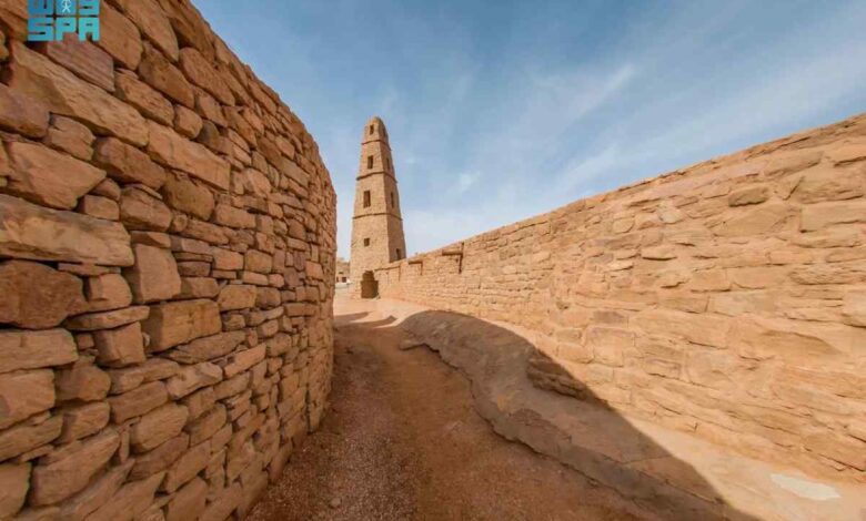 أول مئذنة في الإسلام تقع في منطقة الجوف في السعودية - واس